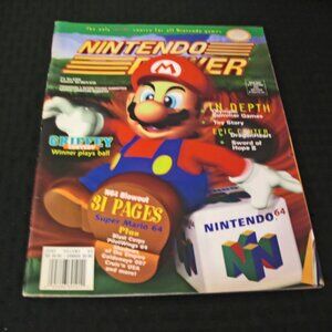 Nintendo Power Magazine Vol 85 Jun, 1996 Iron Man Poster